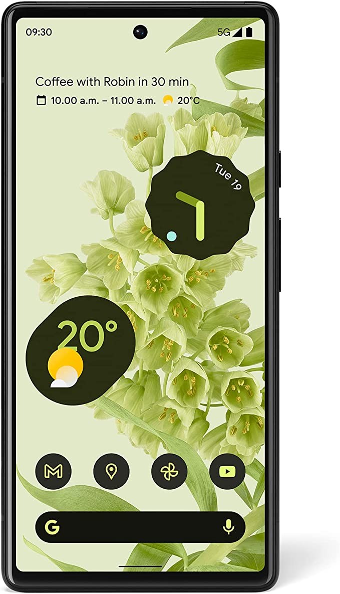 Google Pixel 6 – Unlocked Android 5G smartphone with 50-megapixel camera and wide-angle lens – 128 GB – Sorta Ocean Blue